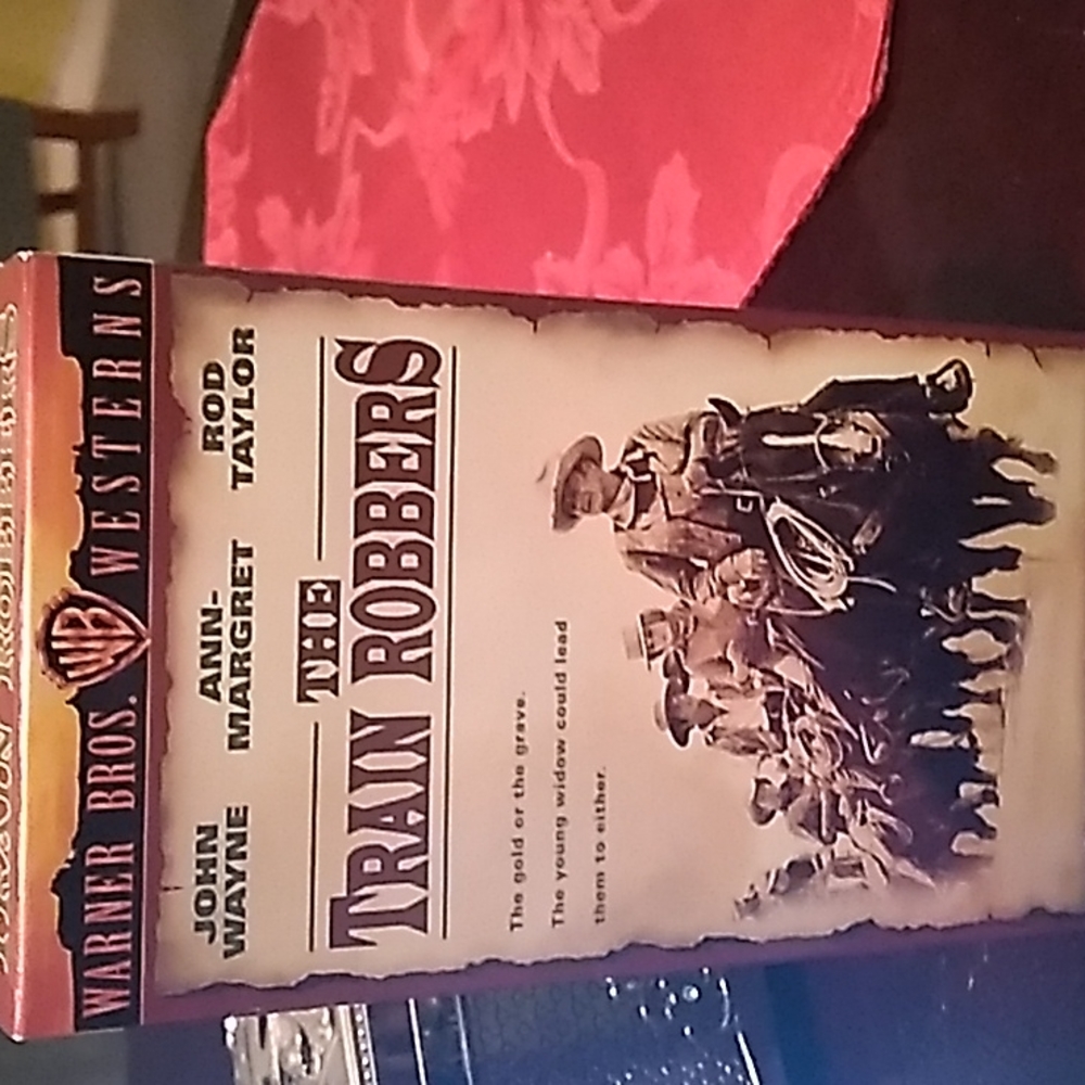 THE TRAIN ROBBERS VHS